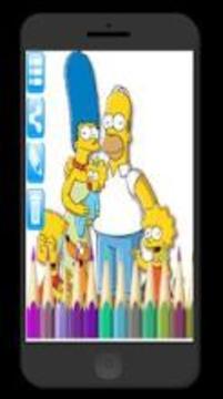 coloring for simpson游戲截圖4