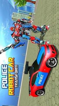Muscle Robot Car Transformation Flying Robot Games游戲截圖1