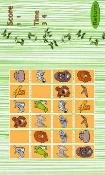 Wild Animals Memory Free游戲截圖2