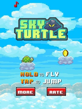 Sky Turtle Impossible Game游戲截圖4