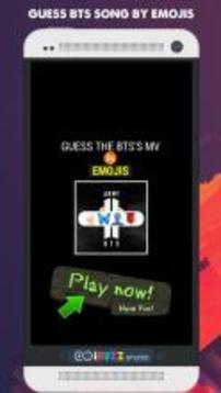 Guess BTS Song by Emojis Kpop Quiz Game游戲截圖1