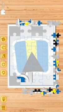 Jigsaw Puzzle National Flags AB - Educational Game游戲截圖2