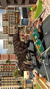 Jurassic Escape Dino City Rampage Simulation 3D游戏截图2
