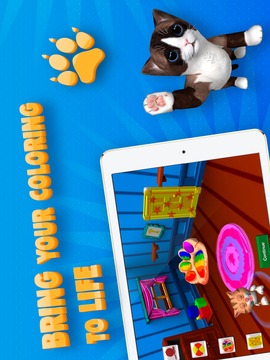 Paint My Cat: Color and Play游戲截圖1