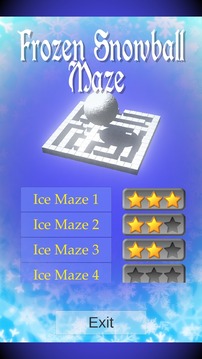Frozen Snowball Maze游戲截圖5