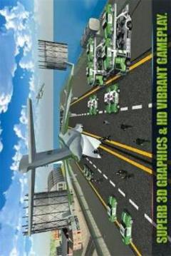 US Border Police ATV Quad Bike Plane Transport Sim游戲截圖2