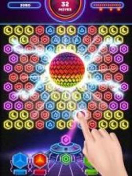 Neon Bubble Pop游戲截圖2