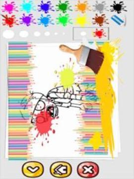 How To Color Zombie Drawing Plants FREE游戲截圖5
