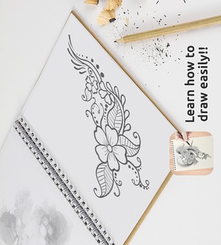 Learn To Draw Henna Tattoo游戲截圖1