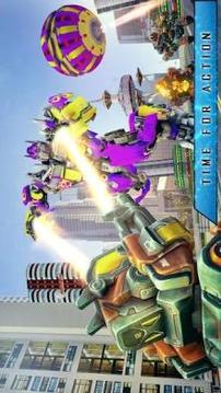 Future Robot Ball Attack War Transformation游戲截圖2
