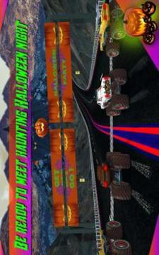 Monster Truck Racing Halloween Town游戲截圖2