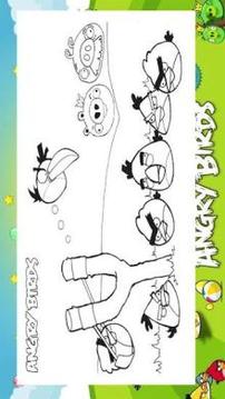 angry birds coloring book游戏截图5