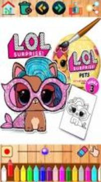 coloring Surprise dolls for LoL Princesses游戲截圖3