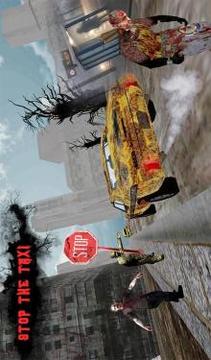 Zombie Taxi Driver Game Dead City游戲截圖4