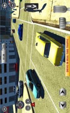 City Taxi Driver Pick Up the Passenger in Highway游戲截圖2