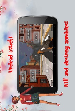 Zombie Teens 3D Shooter游戲截圖3