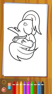 Coloring My Pony - MLP Coloring book游戲截圖1
