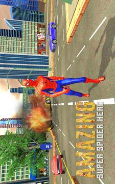 Super Spider City Battle superhero vs monster game游戲截圖4