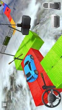 98% Impossible Car Tracks Stunts Driving Simulator游戲截圖2