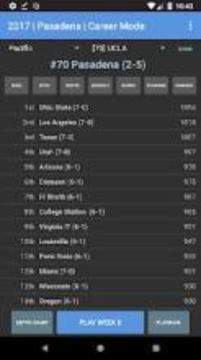 College Football Coach: Career Edition游戲截圖3