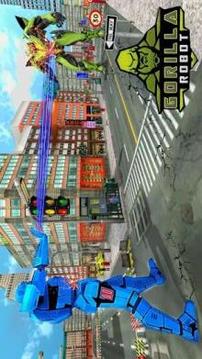 US Army Robot Gorilla Rampage – Gorilla Attack 3D游戲截圖1