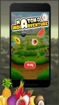 Match3 India fruit adventures游戲截圖1