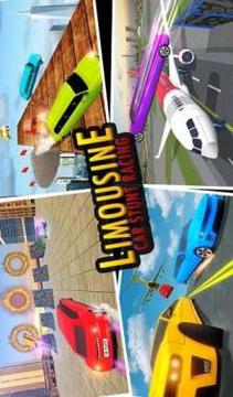 Skydiving Limousine Car Stunt Racing Car Driving游戲截圖1
