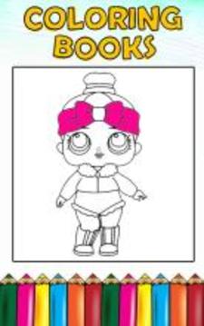 How To Color LOL Doll Surprise -Coloring Game游戲截圖2