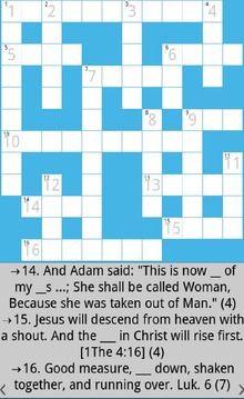 Bible Crossword游戏截图1