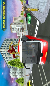 City Bus Driving: Superheroes Transport Simulator游戲截圖1