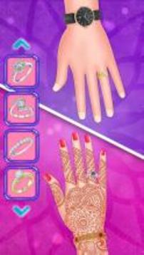 Indian Fashion Stylist: Makeup spa & dress-up 2018游戲截圖4