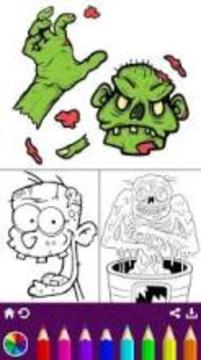 Zombie World - Pixie Coloring Book游戲截圖1