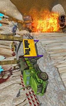 Offroad Ramp Truck Driving Stunt Impossible Tracks游戲截圖4