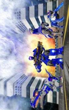US Police Transformation Robot Cop Animal Robot游戲截圖3