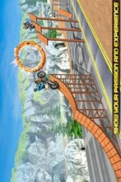 Motorcycle Stunt Trick: Motorcycle Stunt Games游戲截圖3