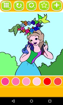 Coloring For Kids - Princess游戲截圖3