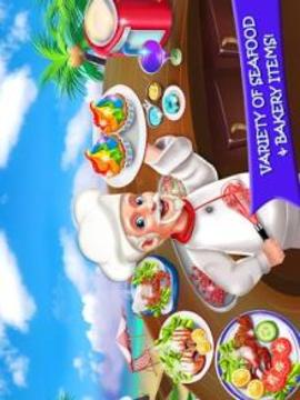 Crazy Kitchen Seafood Restaurant Chef Cooking Game游戏截图2