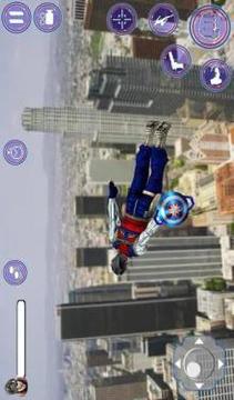Captain Superhero Flying Robot Survival Mission游戲截圖1