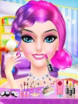 Candy Makeup Artist - Sweet Salon Games For Girls游戲截圖2