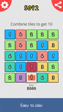 Just Get 10 - Hard Puzzle Game游戲截圖4