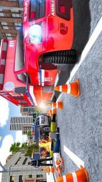 City Ambulance Rescue Simulator Games游戲截圖2