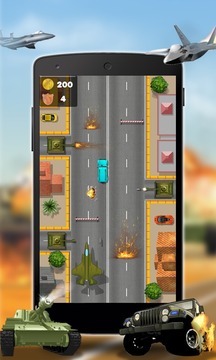 Tank Escape VS Car Racing游戲截圖2