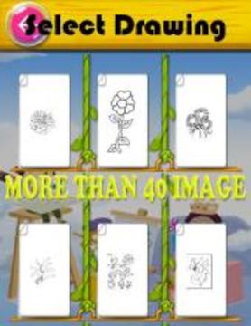 Flowers Coloring and Drawing Book游戏截图3
