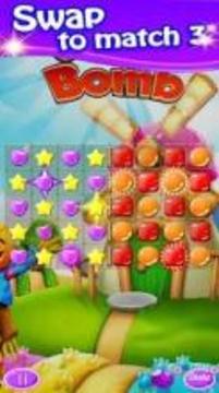 Sweet kandy Bomb Match 3 game游戲截圖1