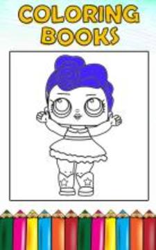 How To Color LOL Doll Surprise -Coloring Game游戲截圖1