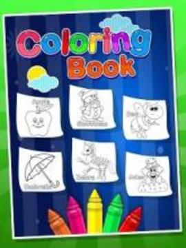 A to Z Coloring book & Alphabets For Kids游戲截圖4
