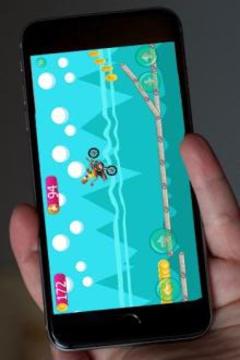 Super aventuras de motos:Jorge Elcurioso Aventuras游戲截圖1