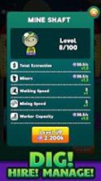 Moonstone Mining Game Clicker: Stones Mine at Moon游戲截圖2