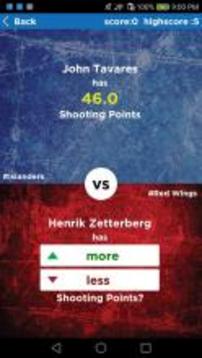 NHL Trivia : Higher or Lower Game Edition游戲截圖2
