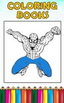 How To Color Spider-Man (Spider Games)游戲截圖4